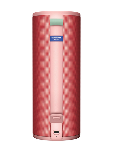 Ultimate Ears MEGABOOM 4 Tragbar Bluetooth Lautsprechersystem - Himbeere - Aufladbarer Akku - USB