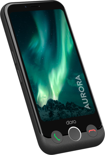 Doro Aurora A11 DSB-0550 64 GB Smartphone - 11.4 cm (4.5") 1280 x 720 - Octa-core (8 Core) 2 GHz - 4 GB RAM - Android 14 -