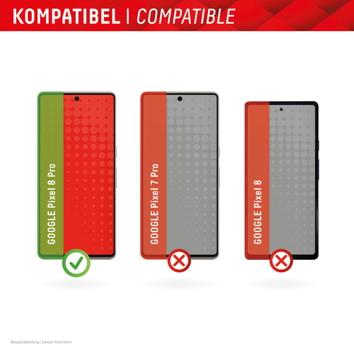 Displex Hülle für Google Smartphone - Transparent - Bruchfest, Stoßfest, Kratzfest, Schlagfest, Stoßdämfpend, Stoßfest, St