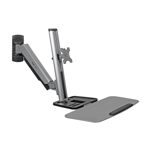 Tripp Lite series WorkWise WWSS1332W Wandhalterung für Flachbildschirm, TV, Tastatur, Telefon, Lüfter - Schwarz - 1 Unters