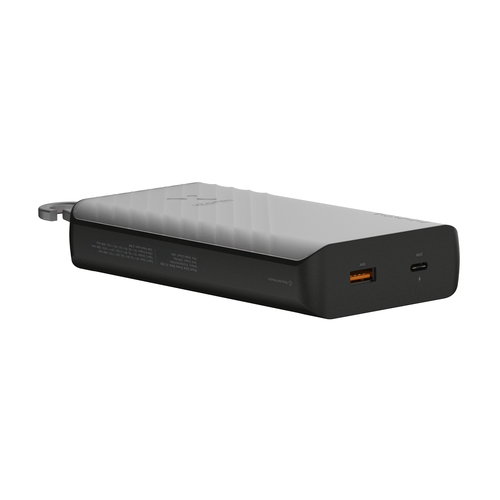 Xtorm XG2ES101. Battery capacity: 10000 mAh. USB Type-A output ports: 1, USB Type-C ports quantity: 1. Total output power: