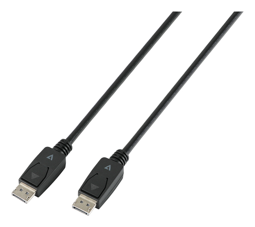 Cavo A/V V7 V7DPPRO-3M-BLK - 3,05 m DisplayPort - Cable for Dispositivo audio/video, PC, Monitor, Proiettore - 32,4 Gbit/s