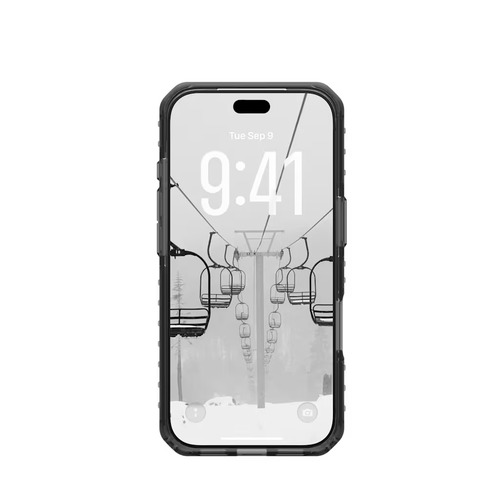 Urban Armor Gear Plyo LT Case for Apple iPhone 18 Pro Smartphone - Ash, Black - Drop Resistant, Impact Absorbing, Impact R