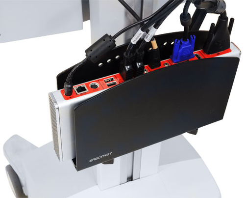 Ergotron StyleView. Product colour: White, Recommended usage: Flat panel, Type: Multimedia cart. Height adjustment: 43 cm,