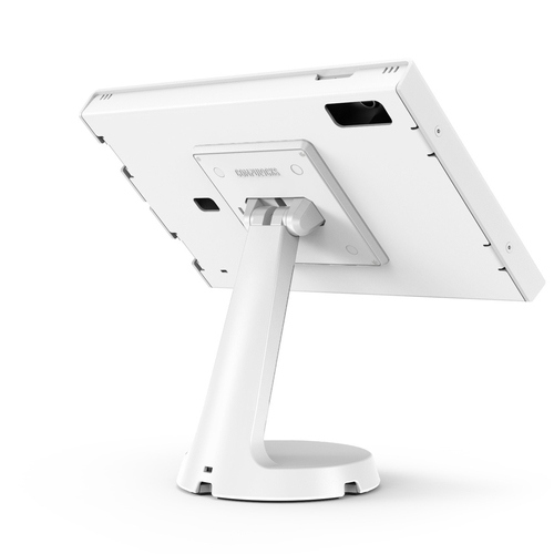 Compulocks iPad 10th-11th (A16) Gen Swell Enclosure Mast Counter Stand - White - iPad 10th-11th (A16) Gen Swell Enclosure 