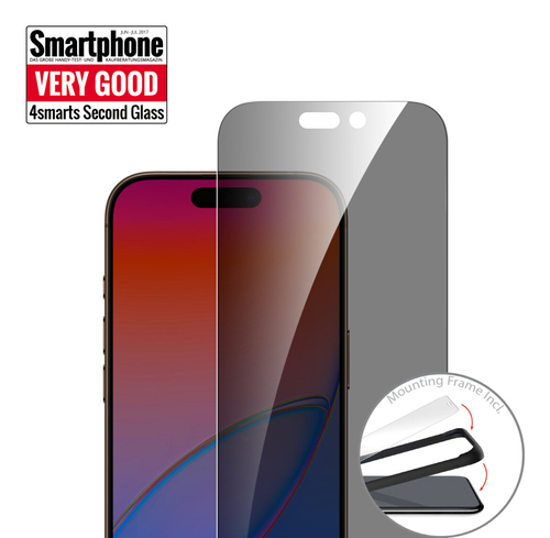 4smarts Second Glass 9H Gehärtetes Glas Bildschirmschutz für Apple iPhone 17 - Transparent - für OLED iPhone 17 - Kugelsic