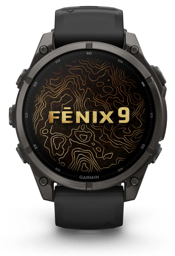 Garmin fēnix 9. Display diagonal: 3.56 cm (1.4"), Display technology: AMOLED, Display resolution: 454 x 454 pixels, Touchs