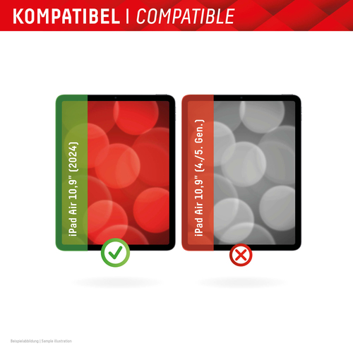 Displex 9H Smart Glass, PET (Film) Displayschutz für Apple iPad Air 11 (2024), iPad Air 11 (2025) - Transparent - für 27,9