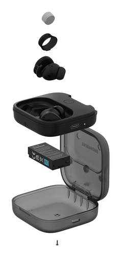 Fairphone Fairbuds True Wireless Ohrhörer Stereo Ohrhörerset - Schwarz - Siri, Google Assistant - Binaural - In-Ear - 20 H