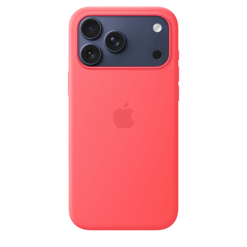 IPHONE 17 PRO MAX SILICONE CASE WITH MAGSAFE BRIGHT GUAVA