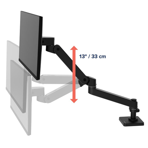 Ergotron LX Pro Series 45-712-292. Mounting: Clamp, Maximum weight capacity: 10 kg, Maximum screen size: 86.4 cm (34"), Mi