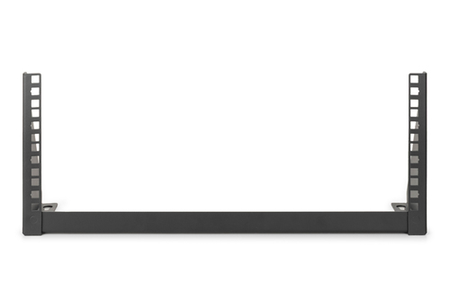 Digitus Mounting Bracket - Black - Horizontal/Vertical - 30 kg Load Capacity - Sheet Steel - 1 Piece