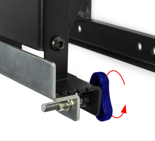 SLIMLINE SOFT-OPEN FULL SERVICE VIDEOWALL MOUNT WITH MICRO-ADJUS