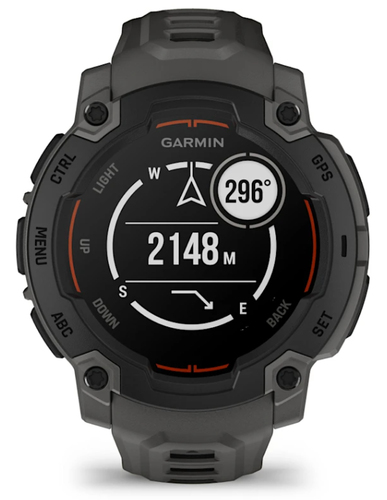 Garmin Instinct E. Display diagonal: 2.29 cm (0.9"), Display technology: MIP, Display resolution: 176 x 176 pixels. Flash 