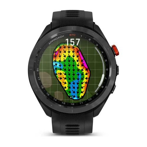 Garmin Approach S70 - 47 mm. Display diagonal: 3.56 cm (1.4"), Display technology: AMOLED, Display resolution: 454 x 454 p