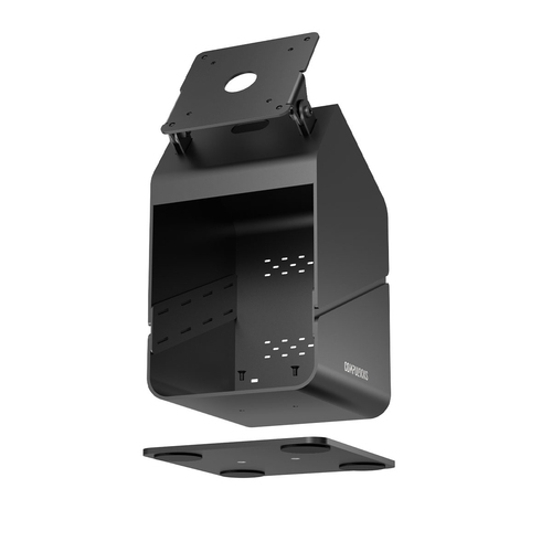 Compulocks Tablet Printer Kiosk - VESA 100X100 compatibility, Securely mounts a variety of tablets and iPads, Can hold a p