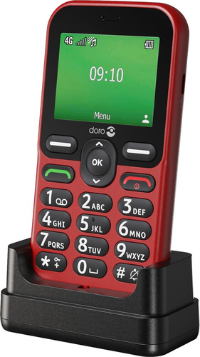 Doro Leva E10 Feature Phone - 4G - Rot - Bar - kein SIM-Lock
