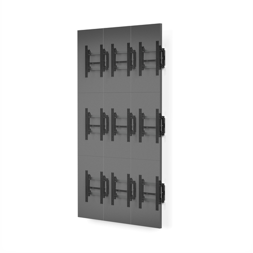 SMS Wall Mount for Flat Panel Display - Black, Aluminium - 116.8 cm to 152.4 cm (60") Screen Support - 45 kg Load Capacity