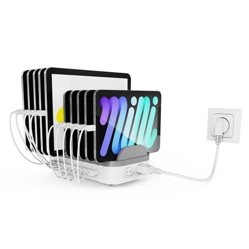 10 Ports USB-C Charging Dock Station EU Plugs - 10 Ports USB-C Charging Dock Station EU Plugs