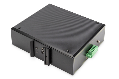 Digitus 4 port Gigabit Ethernet network PoE switch, industrial, unmanaged, 2 SFP uplink. Switch type: Unmanaged. Basic swi