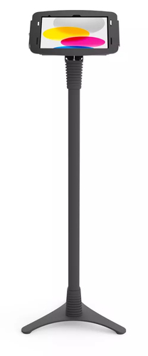 Compulocks Altura ajustável Suporte para tablet PC - Até 27,7 cm (10,9") Suporte de ecrã - Piso - Alumínio, Aço - Preto - 