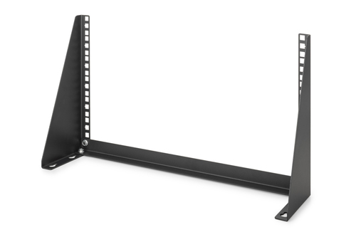 Digitus Mounting Bracket - Black - Horizontal/Vertical - 40 kg Load Capacity - Sheet Steel - 1