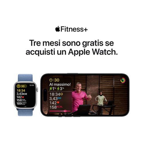 Apple Watch SE GPSCassa 44mm in Alluminio Mezzanotte con Cinturino Sport Mezzanotte - M/L. Tecnologia display: OLED, Risol