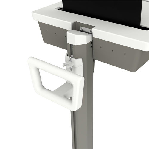 Ergotron Mosaic Medical Cart - 2-Tiers - TAA Compliant - 2 Drawer (1x1) - 19.50 kg Load Capacity - 4 Casters - 127 mm Cast