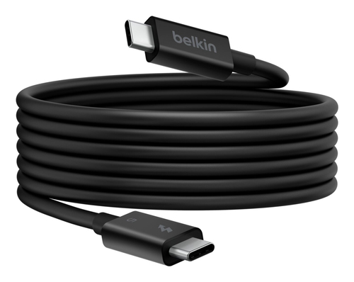 Belkin Connect 1 m Thunderbolt 5 Datentransferkabel - Cable for Display, Monitor - 120 Gbit/s - Unterstützt bis zu7680 x 4