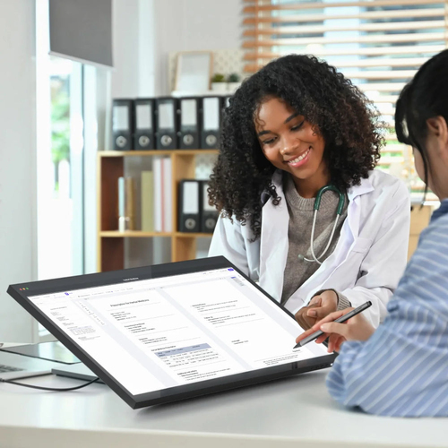 Alogic Clarity Fold 27C4KPDTF 27" Class Webcam LED Touchscreen Monitor - 16:9 - 13 ms - 68.6 cm (27") Viewable - One Glass