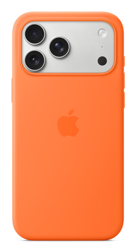 Apple iPhone 17 Pro Max Silicone Case with MagSafe – Orange. Case type: Cover, Brand compatibility: Apple, Compatibility: 