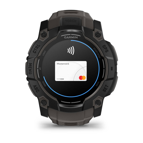 Garmin Instinct 3 Smart Watch - Metal Body Material - Polymer Case Material - 3.3 cm (1.3") - AMOLED Display - GPS - 960 H