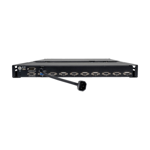Tripp Lite B040-008-19 NetController 8-Port 1U Rack-Mount Console KVM Switch with 19-in. LCD. Display diagonal: 48.3 cm (1
