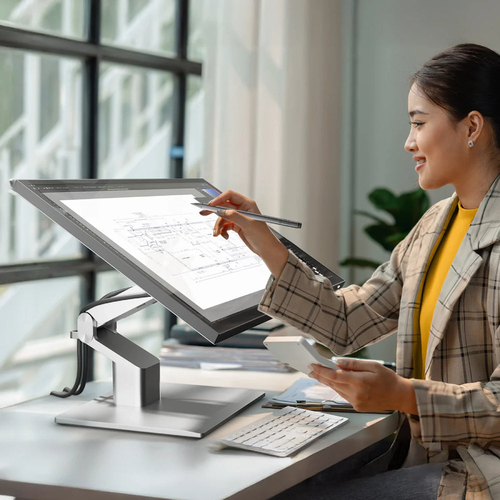 Alogic Clarity Fold 27C4KPDTF 27" Class Webcam LED Touchscreen Monitor - 16:9 - 13 ms - 68.6 cm (27") Viewable - One Glass