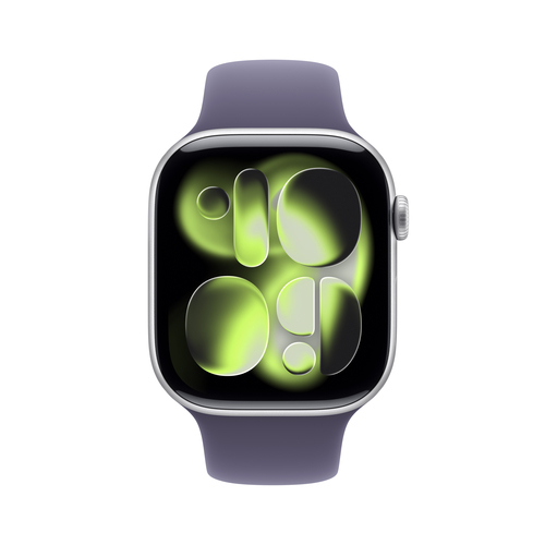 Apple Watch Series 11 Smartwatch - 46 mm Case Height - 39 mm Case Width - Silber Tasche, Farbe - Aluminium Gehäusematerial