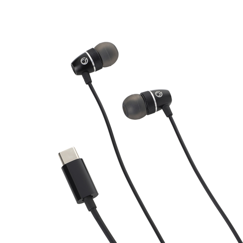 connektgear HP535 USB Type C Wired Earphone with Noise Isolation and In-line Mic - Black. Product type: Headphones. Connec