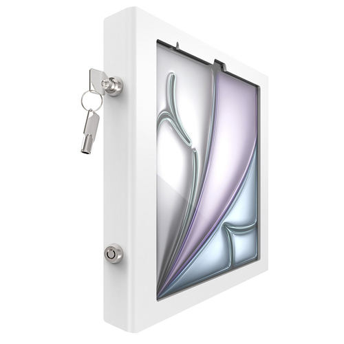 iPad Air M2/M3/M4 13" , Apex Enclosure Core Stand - White - iPad Air M2/M3/M4 13" , Apex Enclosure Core Stand