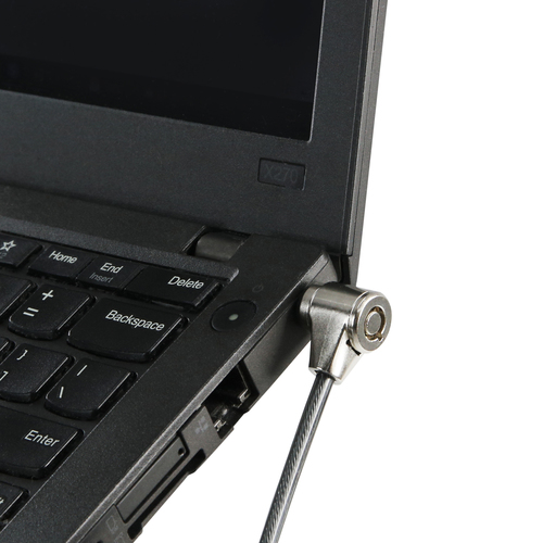 base xx Cable Lock For Notebook, Projector, Printer - 1.50 m Cable - Patented T-bar Lock - Anthracite - Zinc Alloy - For N