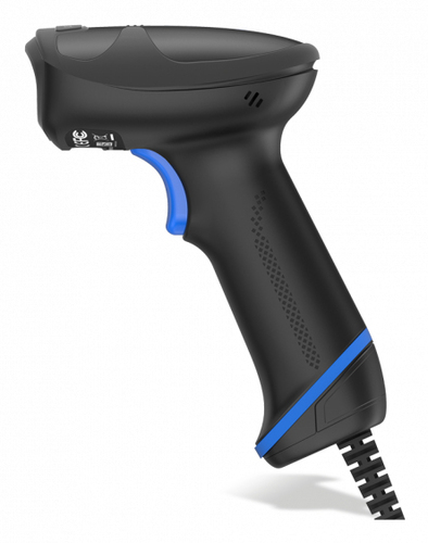 Newland HR33 Marlin Corded - 535 mm Scan Distance - 1D, 2D - Laser - CMOS - USB, Serial - Stand Included - IP52