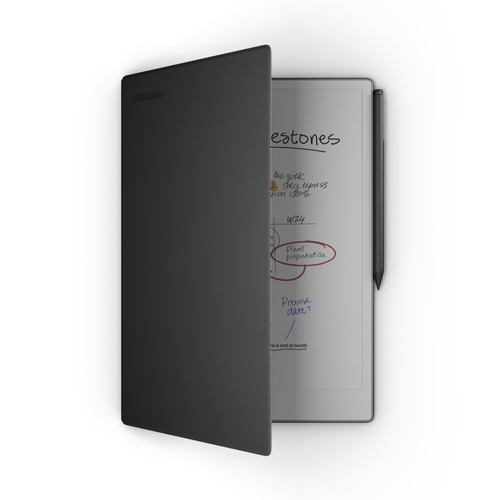 reMarkable Paper Pro + marker + Book Folio. Display diagonal: 30 cm (11.8"), Technology: E Ink, Display resolution: 2160 x