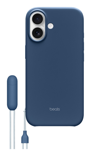 Beats by Dr. Dre Carrying Case Apple iPhone 17 Smartphone - Bedrock Blue - Scratch Resistant, Drop Resistant, Shock Absorb
