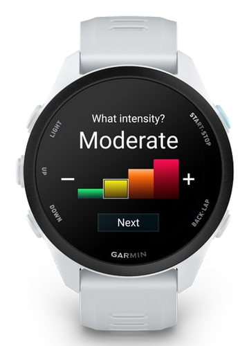 Garmin Forerunner 70. Display diagonal: 3.05 cm (1.2"), Display technology: AMOLED, Display resolution: 390 x 390 pixels, 