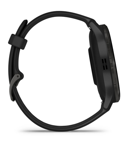 Garmin Venu 3 Smart Watch - 45 mm Case Height - 45 mm Case Width - Slate, Black Case Color - Black Band Color - Stainless 