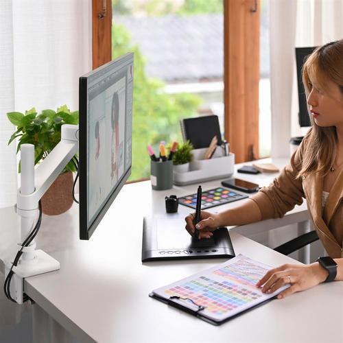 Ergotron Montagearm für Monitor, LCD-Display - Weiß - 1 Unterstützte(r) Display(s)Bildschirmgröße: 86,4 cm (34 Zoll) - max