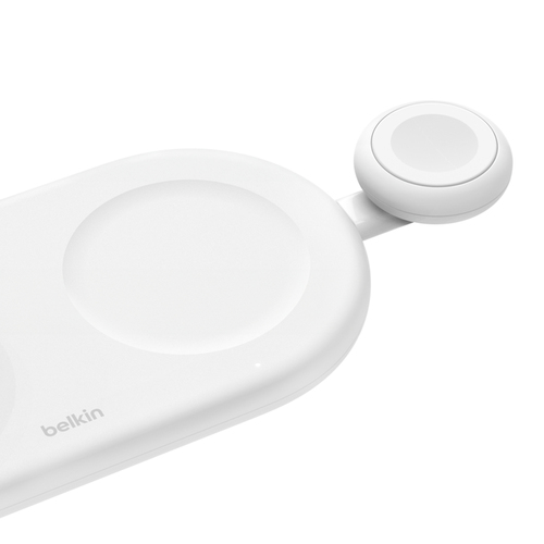 Belkin BoostCharge Induktionsladegerät - Weiß - für Smartwatch - Schnellaufladung