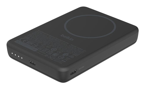 Belkin BoostCharge Stromspeicher - Schwarz - 10000 mAh - 7,50 W - Schmal, Magnetisch - Schwarz