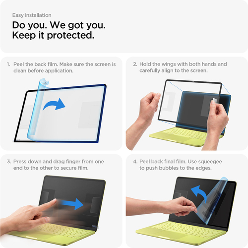 Spigen GLAS.tR SLIM MacBook Neo 13-inch Screen Protector. Product type: Laptop screen protector, Product colour: Transpare