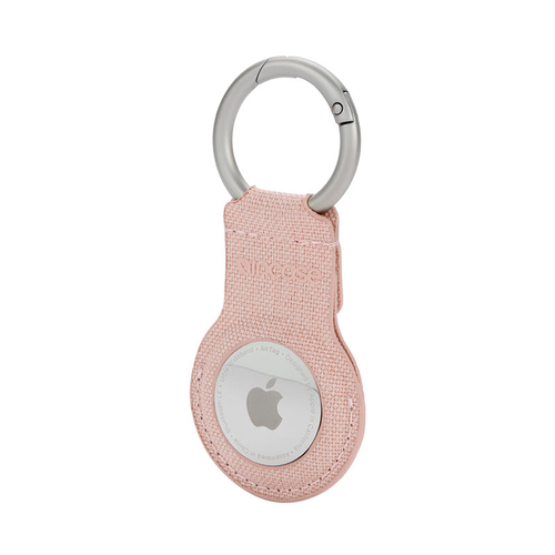Incase Woolenex AirTag Bestandsverfolgung-Etikettenschieber - 91,4 mm x 40,6 mm x 5,1 mm x - Metall, Polyester - Blush-Ros