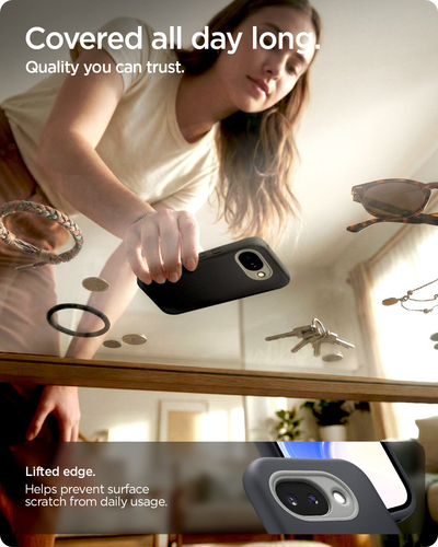 Spigen Nano Pop (Mag Fit) Pixel 10a Case Black Sesame. Case type: Cover, Brand compatibility: Google, Compatibility: Pixel