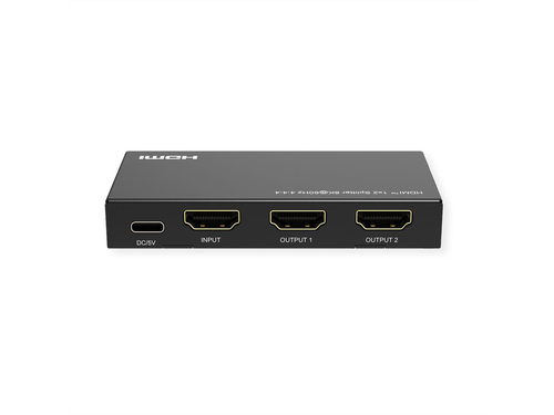 ROLINE 14.01.3558. Video port type: HDMI, Video out: 2x HDMI. Maximum resolution: 7680 x 4320 pixels, Product colour: Blac